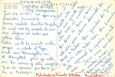 Gitanas e dançarino — 'Cobre Gitano', Granada — Criaciones Especializadas de Artes Gráficas, L. - N° 26 — Verso