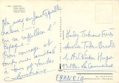 Festiwale flamenczkie — Hiszpania — wydawca Savir, nr 5.476 — Rewers