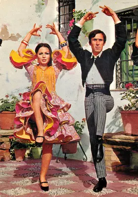 Dançarinos de flamenco — Espanha — Editor Savir, n° 1.766