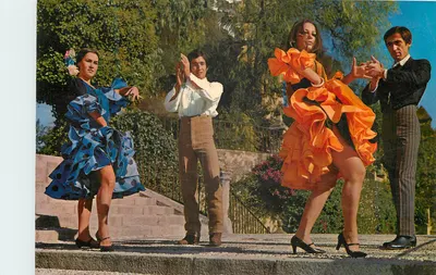 Dança andaluza — Espanha — editor SAVAR, n° 1.781