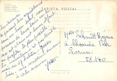 Słoneczne Spańczy — Słońce Hiszpanii — Die Sonne von Spanien — E.F.A. Lloret de Mar — Rewers