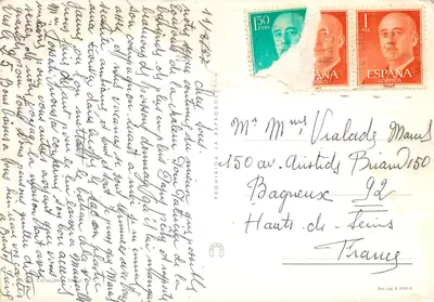 Dzieci w strojach katalońskich — tradycyjny lunch — wydawca Catalunya Típica — Rewers