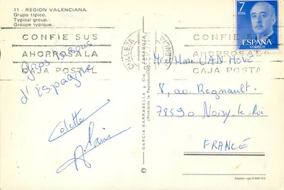 Typowy zespół — region walienski — Confie Sus Ahorrosala — Rewers