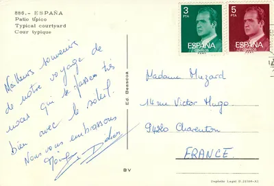 Typowa kwatera — Hiszpania — Ed. Beascoa n°886 — Rewers