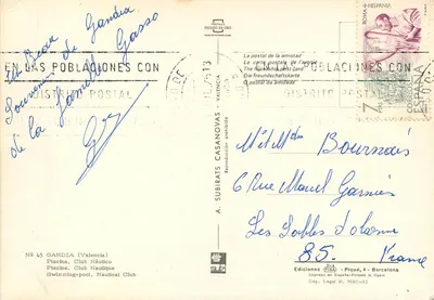 Basen Klubu Nautycznego Gandia — Gandia (Walentia) — A. Subirats Casanovas — Rewers