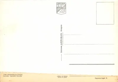 Sacristia Kartuzy — Granada — Wydawnictwo Arribas — Rewers
