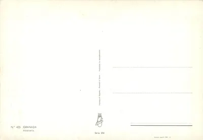 Granada — Alcaicería — Alcaicería, seria 204, n° 435 — Rewers