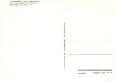 Irun — Pontes internacionais — H. Fournier, Vitoria — Verso