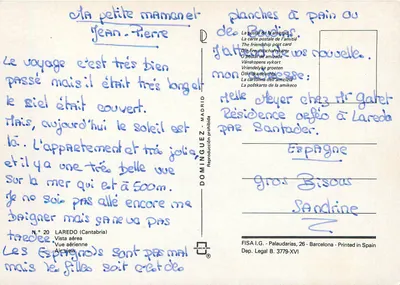 Laredo — widok z lotu — FISA I.G. - Palaudarias, 26 - Barcelona — Rewers