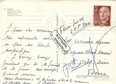 Reparação de redes — Laredo — Edição exclusiva E. Peretander — Verso