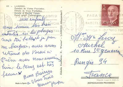 Laredo — detalhes de vistas parciais — Edição Exclusiva: E. "Persa" — Verso