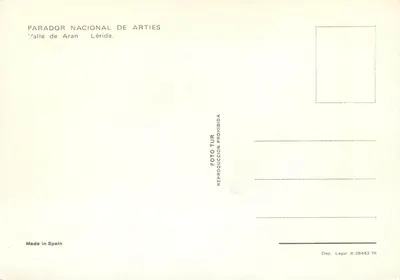 Parador Nacional de Arties — Valle de Aran · Lérida — editor FOTO TUR — Verso