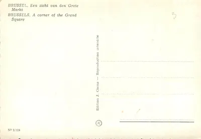 Brukselka — Kąt Wielkiej Placówki — Wydawnictwo J. Conna, n° 3/124 — Rewers