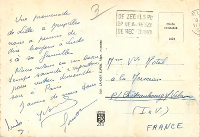 Louvain — Leuven — widok panoramiczny zabytków — Rewers
