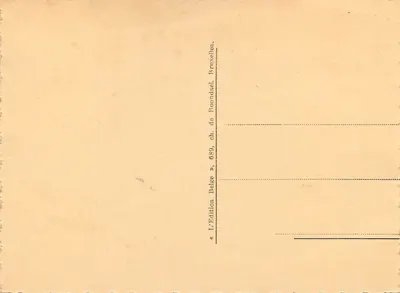 « AU POLYGLOTTE », Pension de Famille — Hôtel Restaurant — Namur — Verso