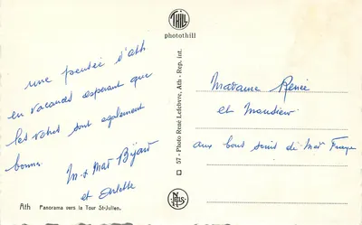 Ath — Panorama para a Torre St-Jullien — Thill photothill — Verso