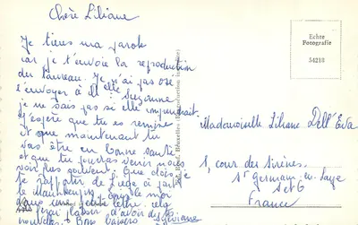Liège - Terrasses d'Avroy - le Taureau — Rewers