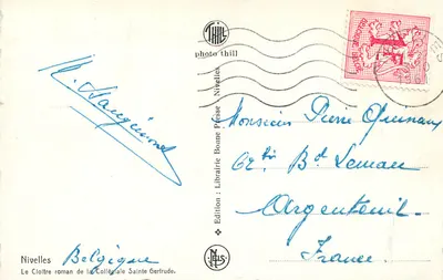 Romanowy kloster kolegiaty św. Gertrudy — Nivelles — Wydawnictwo Thill — Rewers
