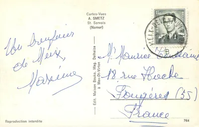 Mex-Dt-Virton, Panorama — editor A. Smetz, St. Servais (Namur) — Verso