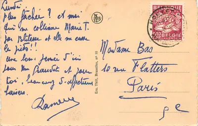 Dinant, Pont, Citadelle y Iglesia — editor Nels, n°10 — Reverso