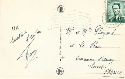Anvers — Souvenir d'Anvers — Ern. Thill, Bruksela, nr 47 — Rewers