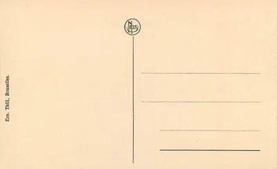 Ypres - Piazza da Estação (Statieplein) — editor N. Els, série N° 107 — Verso