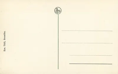 Bruges — Wnętrze katedry Notre-Dame z XIII wieku — N. Neils — Rewers