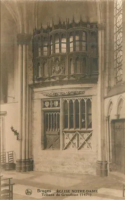 Bruges - Igreja de Nossa Senhora - Tribuna de Gruuthuse (1471)