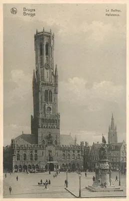 Bruges — Torre de Belfort — editor N. Els, número de série não visível