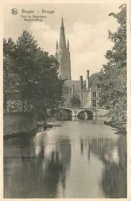 Bruges - Brugge - Ponte do Béguinage — editor Neus, número de série não visível