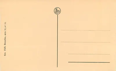 Maliny - Katedra św. Rombaut — wydawca Nels, n° 14 — Rewers