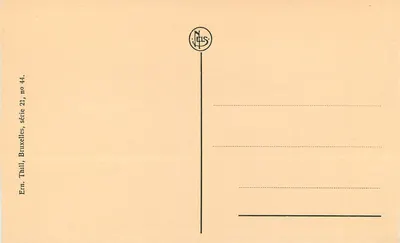 Malines - Igreja de São João — editor NELUS, n° de série 44 — Verso