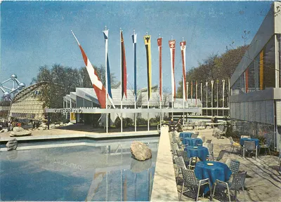 Pavilhão da Suíça — Exposição Universal de Bruxelas 1958 — Editor Epicarte, n° 7.303