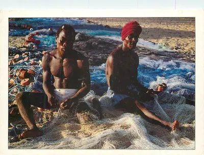 Pescadores na praia — Editor H.P.S. ÉDITIONS, n° 01.2955