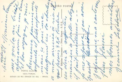 Vista parcial de Porto Alegre — Éd. Cançarão, n°5 — Verso