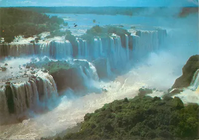 Cascata de Iguazu — vista aérea — Brasil Turístico