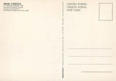 Avenida Presidente Vargas — noc — BRASIL TURÍSTICO — Rewers