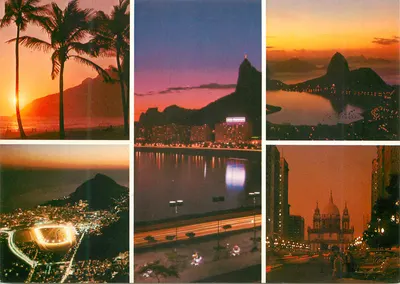 Rio de Janeiro — A cidade maravilhosa à noite — Brasis Turístico, série E-1334