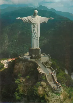 Estátua do Cristo Redentor — Rio de Janeiro — editor Brasil Turístico, n° 53-A