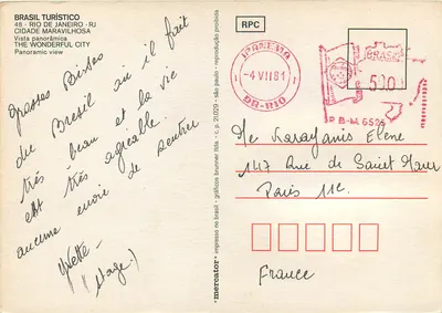 Rio de Janeiro — widok panoramiczny — Brasil Turístico 48 — Rewers