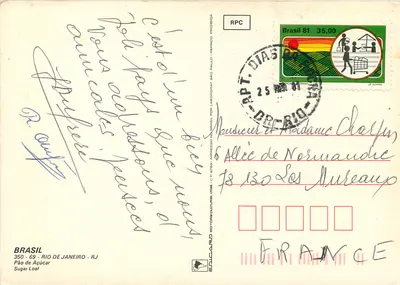 El Pan de Azúcar — Río de Janeiro — Ediciones Culturales, n° 350 — Reverso