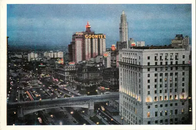 Vue do Viaduto do Chá em São Paulo — Editor R. Landau, n° 6-3228