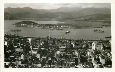 Santos — Panorama — Foto Portal 1941