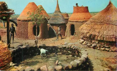 Habitantes tradicionais do norte do Camarões — séries 71 a 78 — editor Séma