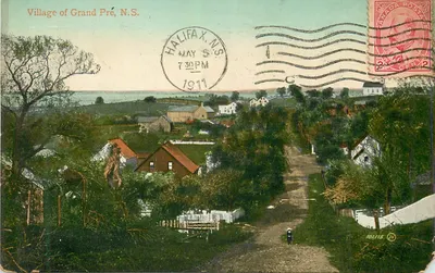 Vila de Grand Pré, N.S. — vista panorâmica — Valentine & Sons, Halifax, N.S.