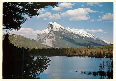 Monte Rundle — Parque Nacional de Banff — Lawson Harmon Photos, série KS-7048