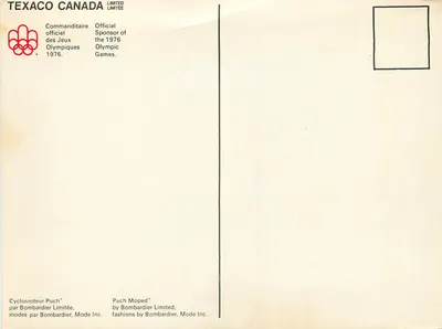 Touristisch gids Texaco — Montréal 1976 — Texaco Canada Limited — Achterkant