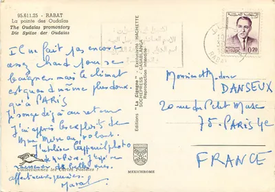 A ponta dos Oudaias — Rabat — Edições Hachette — Verso