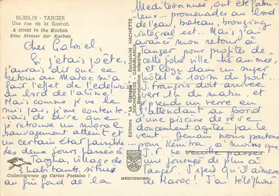 Tanger — Ulica w Kasbah — Hachette — Rewers