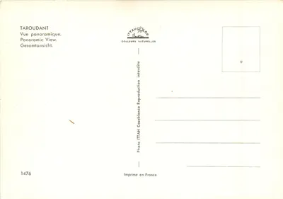 Taroudant — Widok panoramiczny — ITTAHCOLOR, nr 1476 — Rewers